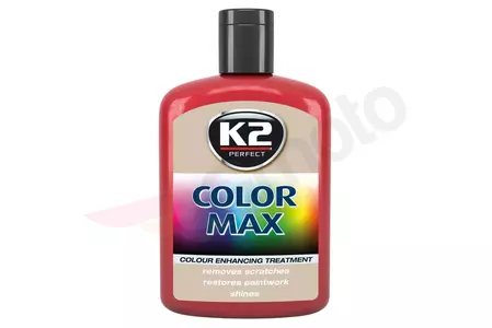 K2 Color Max barvni vosek 200 ml Rdeča - K020CE