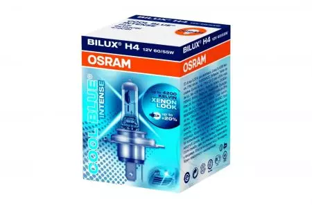 Osram H4 12V 60/55W Koelblauw Intense-lamp