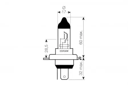 Osram H4 12V 60/55W HD lamp-2