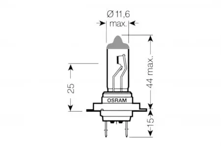 Osram H7 12V 55W Ultra Life glödlampa (2 st.)-3