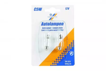 Cartechnic bulb 12V 5W SV8.5-8 (2 pcs.) - 40 27289 00593 5