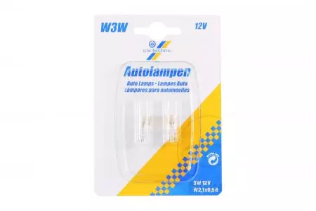 Cartechnic ampoule 12V 3W W2.1X9.5D (2 pcs.) - 40 27289 00597 3