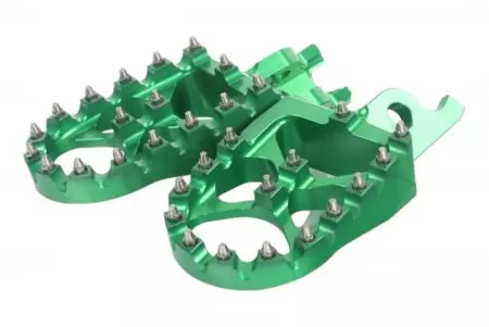 Set aluminijskih križnih Accossato oslonaca za noge, zeleni-1