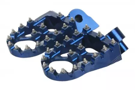 Conjunto de apoios para os pés Accossato em alumínio cruzado azul