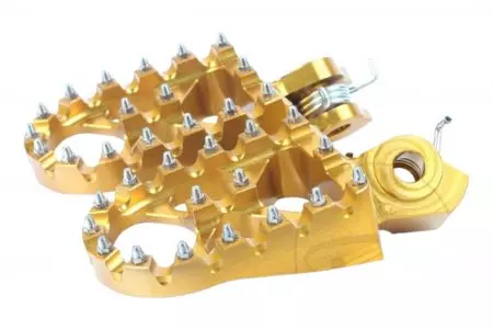 Sada hliníkových křížových opěrek nohou Accossato zlaté barvy - FR794Y