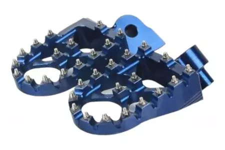 Komplet podnóżków aluminiowych cross Accossato niebieske - FR795B