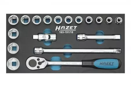 Conjunto de ferramentas 1/2 18 pcs HAZET-1