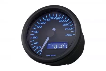 Tachometer elektrisch schwarz Daytona
