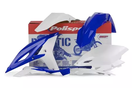 Plastik Satz Kit Body Kit Polisport blau/weiß - 90569