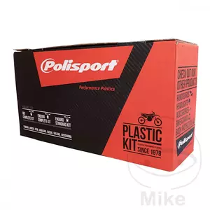 Polisport virsbūves komplekts plastmasas caurspīdīgs CLEAR99-2