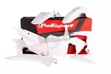 Kit plastique POLISPORT blanc Honda CRF110F-1