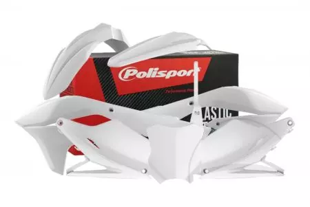 Plastik Satz Kit Body Kit Polisport weiß -1