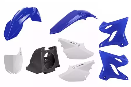Plastik Satz Kit Body Kit Polisport blau 98/schwarz/weiß - 90716