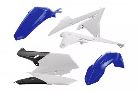 Plastik Satz Kit Body Kit Polisport blau 98/schwarz/weiß  - 90729