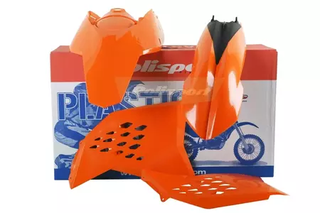 Plastik Satz Kit Body Kit Polisport orange -1