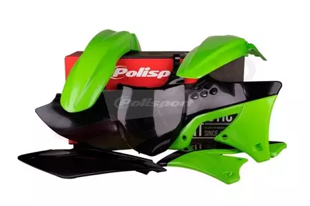 Комплект за каросерия Polisport пластмаса зелен черен модел 1-1