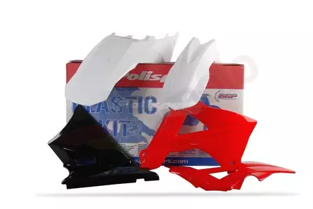 Zestaw plastików Body Kit Polisport biały czerwony czarny  - 90434