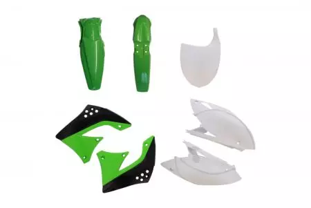 Zestaw plastików Body Kit Polisport zielony czarny biały  - 90250