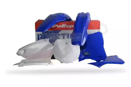 Комплект за каросерия Polisport пластмаса синьо 98 бяло - 90110