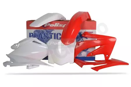 Plastik Satz Kit Body Kit Polisport rot 04/weiß  - 90213