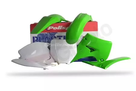 Plastik Satz Kit Body Kit Polisport grün 05/weiß -1