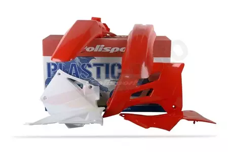 Zestaw plastików Body Kit Polisport czerwony biały  - 90197