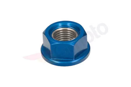 Porca de roda dentada PRO-BOLT M12X1.25 mm alumínio azul - LSPN12B