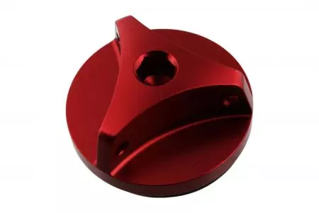 Korek wlewu oleju Pro Bolt M27x3,00 mm aluminiowy czerwony - OFCY10R