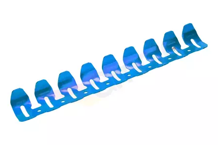 Osłona kolanka wydechowego - krótka uniwersalna niebieska-2