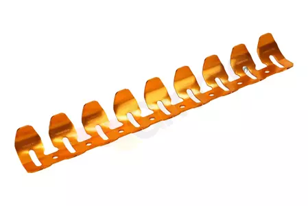 Protezione del gomito dello scarico - arancione universale corto-2