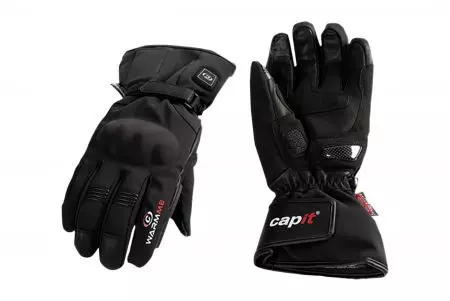 Capit θερμαινόμενα γάντια μοτοσυκλέτας μαύρα Μοτοσυκλέτα / Αγώνας XL-1