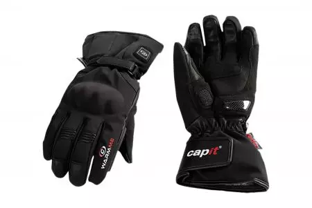 Capit θερμαινόμενα γάντια μοτοσικλέτας μαύρο Μοτοσικλέτα / Αγώνας S-1