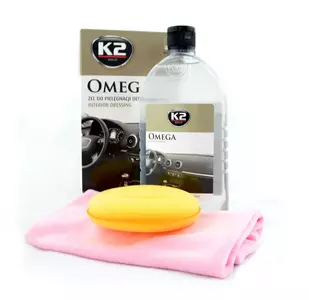 Bekleding/dashboard verzorging gel dressing K2 Omega kit - G410