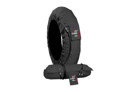 Capit Suprema Spina manta calefactora de neumáticos negra 100/90 & 120/80 12-1