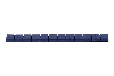 Zink-Radgewichte 6-ON blau 12x5g