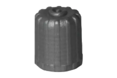 Bouchon de valve de roue en plastique gris 25 pcs