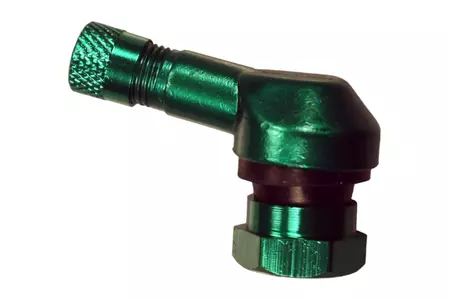 Aluminijski kutni ventil 90 stupnjeva 11,3 mm zeleni-1