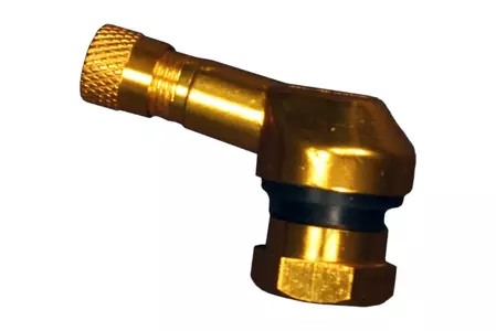 Aluminijski kutni ventil 90 stupnjeva 11,3 mm žuti
