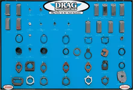 Tablă de afișare a garniturilor Drag Specialties - 9903-0082
