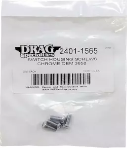Kit de parafusos cromados para interruptores da Drag Specialties - MPBDR18
