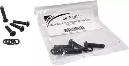 Zestaw śrub przełącznika Drag Specialties czarne - MPBDR17 