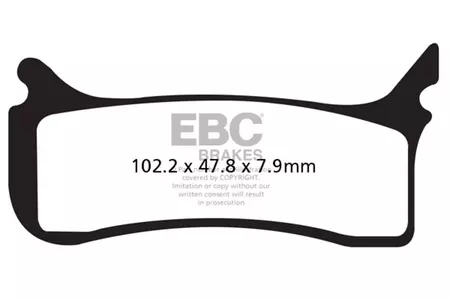 EBC EPFA 406 HH fékbetétek (2 db) - EPFA406HH