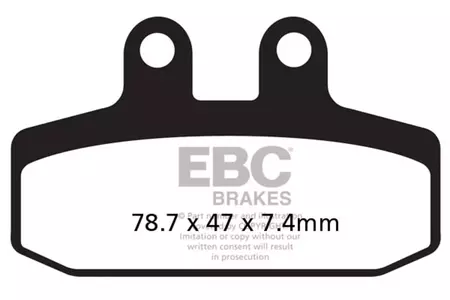 EBC FA 256 TT bremseklodser (2 stk.) - FA256TT