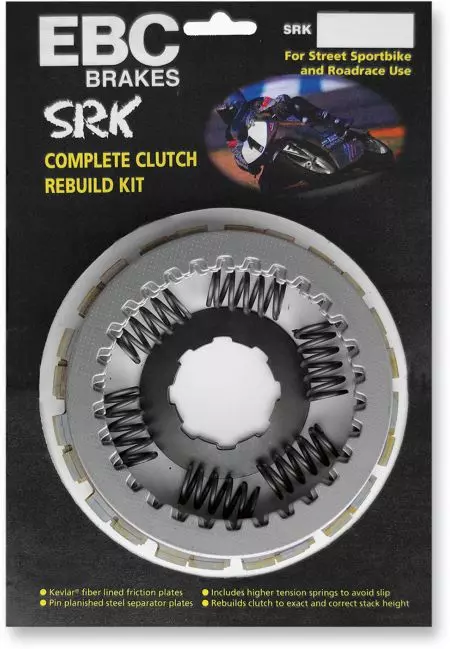 Conjunto completo de discos de embraiagem com molas e espaçadores EBC SRK 002 - SRK002