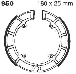 Bremsbacken EBC 950  - 950