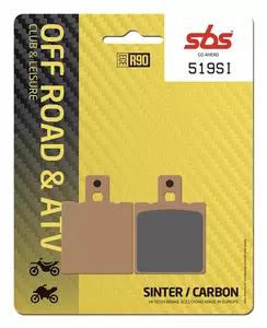 Pastilhas de travão SBS 519SI Offroad Sinter Carbon - 519SI