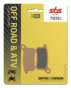 Plaquettes de frein SBS 783SI Offroad Sinter Carbon - 783SI