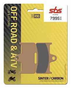 Plaquettes de frein SBS 799SI Offroad Sinter Carbon - 799SI