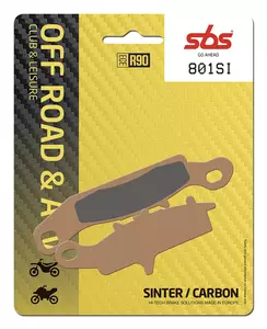 Pastiglie per freni SBS 801SI Offroad Sinter Carbon - 801SI