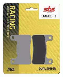 Brzdové doštičky SBS 806DS-1 Racing Dual Sinter - 806DS1
